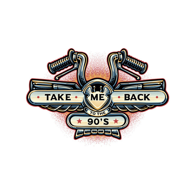 Take Me Back To The 90s-Womens-Fitted-Tee-glitchygorilla