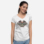 Take Me Back To The 90s-Womens-V-Neck-Tee-glitchygorilla