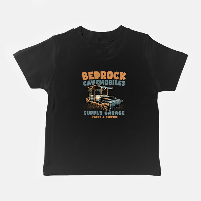 Cave Mobiles Supply Garage-Baby-Basic-Tee-glitchygorilla