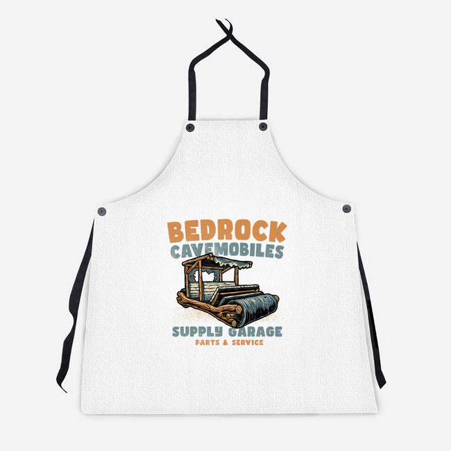 Cave Mobiles Supply Garage-Unisex-Kitchen-Apron-glitchygorilla