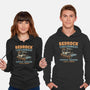 Cave Mobiles Supply Garage-Unisex-Pullover-Sweatshirt-glitchygorilla