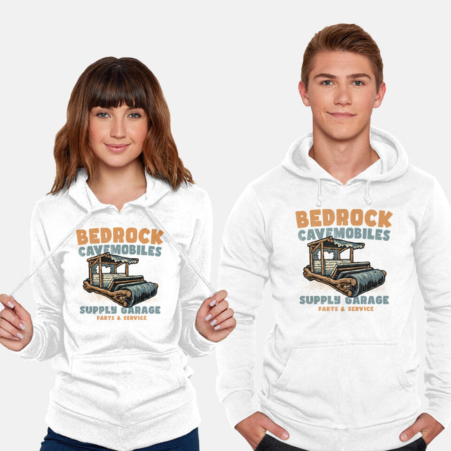 Cave Mobiles Supply Garage-Unisex-Pullover-Sweatshirt-glitchygorilla