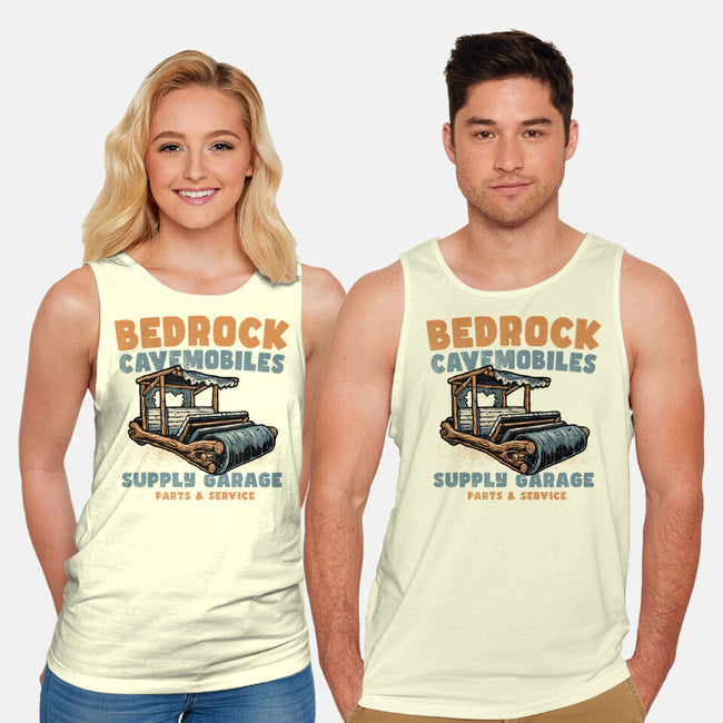 Cave Mobiles Supply Garage-Unisex-Basic-Tank-glitchygorilla
