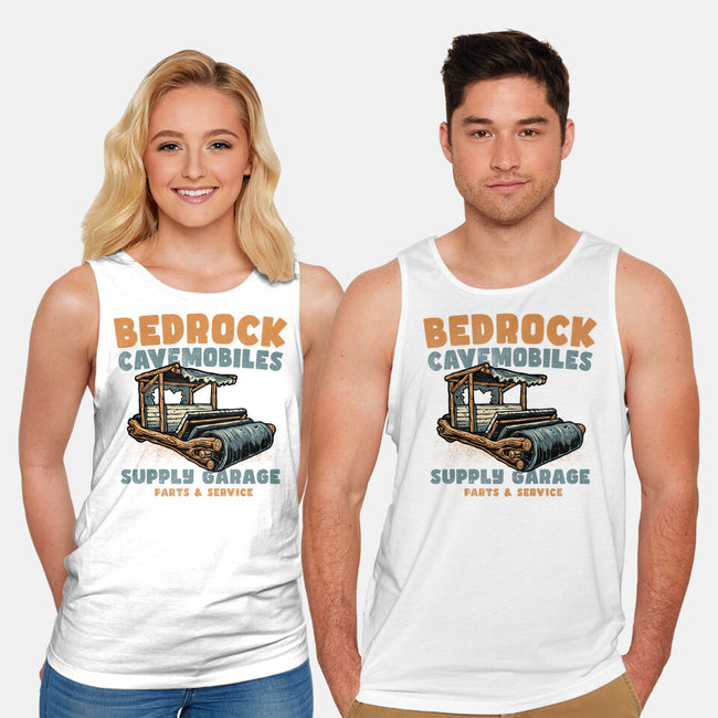 Cave Mobiles Supply Garage-Unisex-Basic-Tank-glitchygorilla