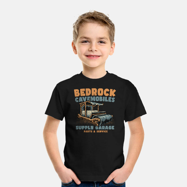 Cave Mobiles Supply Garage-Youth-Basic-Tee-glitchygorilla