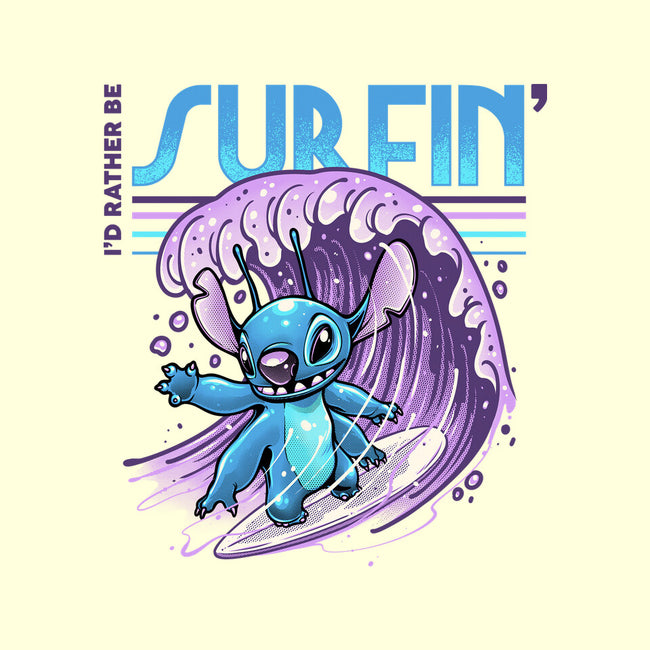 I'd Rather Be Surfin-Mens-Basic-Tee-glitchygorilla