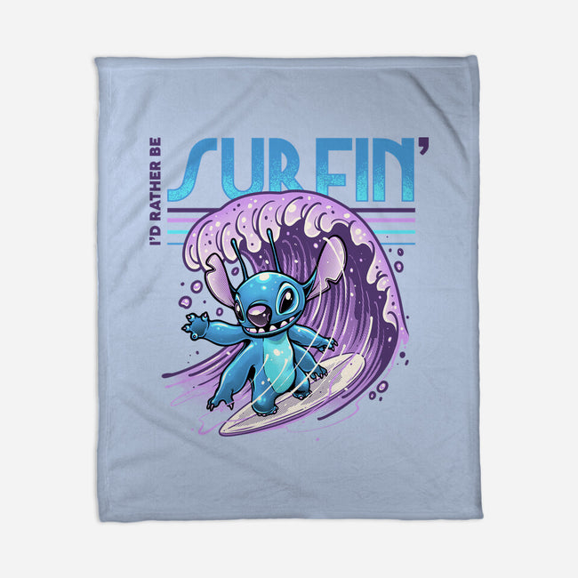 I'd Rather Be Surfin-None-Fleece-Blanket-glitchygorilla