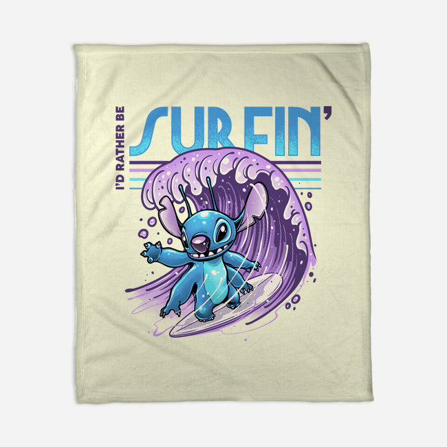 I'd Rather Be Surfin-None-Fleece-Blanket-glitchygorilla