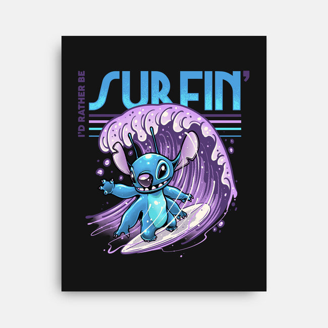I'd Rather Be Surfin-None-Stretched-Canvas-glitchygorilla