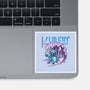 I'd Rather Be Surfin-None-Glossy-Sticker-glitchygorilla