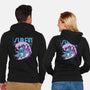 I'd Rather Be Surfin-Unisex-Zip-Up-Sweatshirt-glitchygorilla