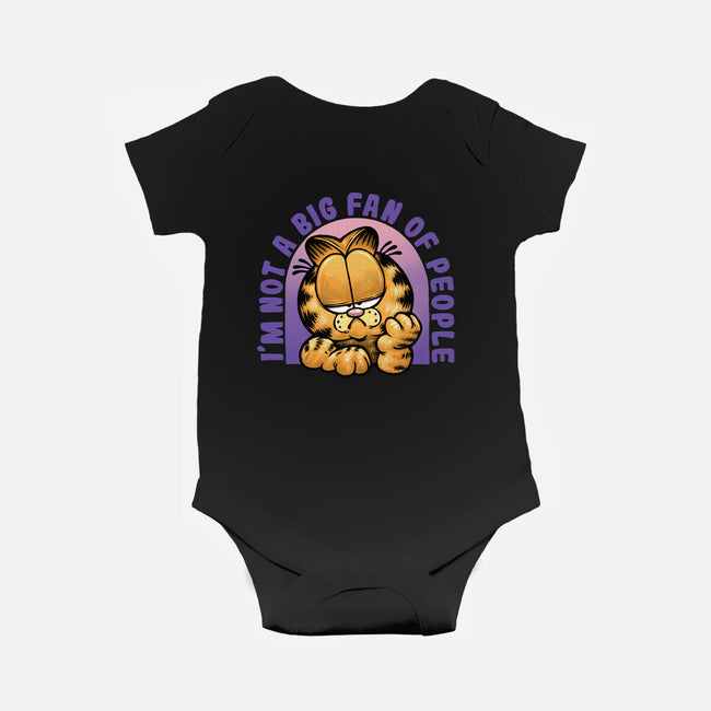 Not A Big Fan Of People-Baby-Basic-Onesie-glitchygorilla