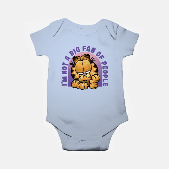 Not A Big Fan Of People-Baby-Basic-Onesie-glitchygorilla