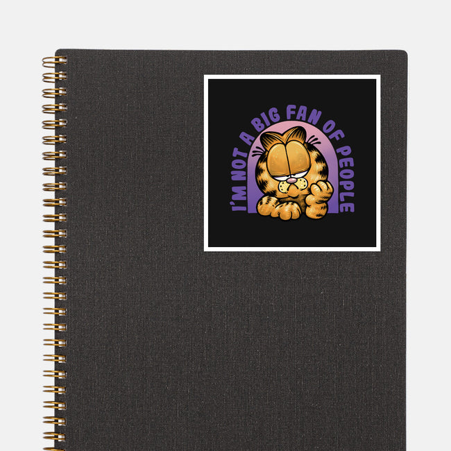 Not A Big Fan Of People-None-Glossy-Sticker-glitchygorilla
