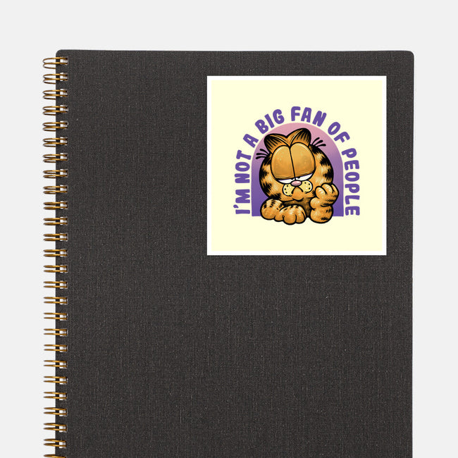 Not A Big Fan Of People-None-Glossy-Sticker-glitchygorilla