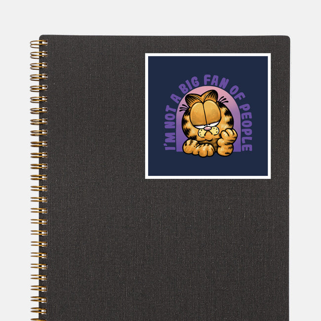 Not A Big Fan Of People-None-Glossy-Sticker-glitchygorilla