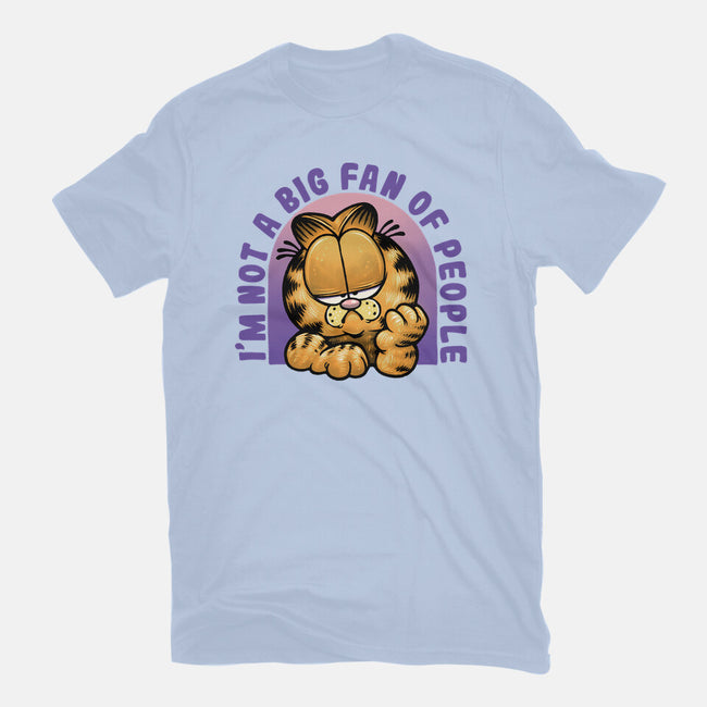 Not A Big Fan Of People-Womens-Fitted-Tee-glitchygorilla