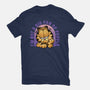 Not A Big Fan Of People-Womens-Fitted-Tee-glitchygorilla