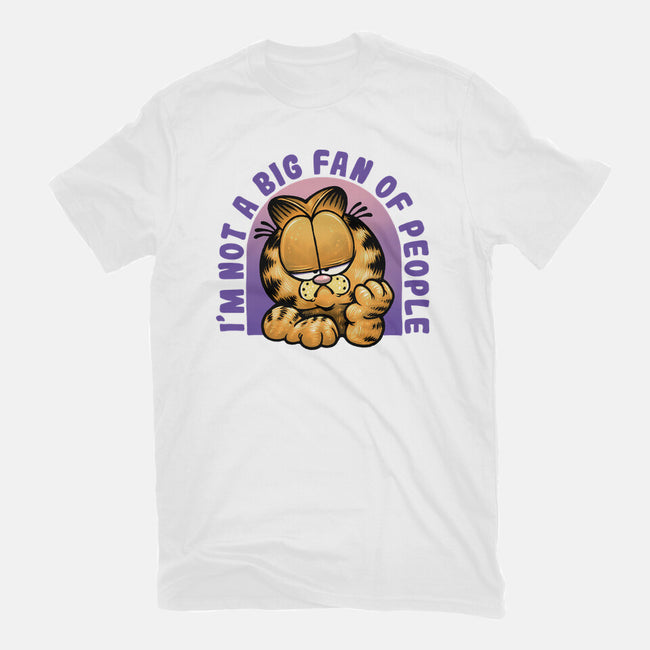 Not A Big Fan Of People-Womens-Fitted-Tee-glitchygorilla