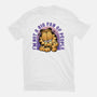Not A Big Fan Of People-Womens-Fitted-Tee-glitchygorilla