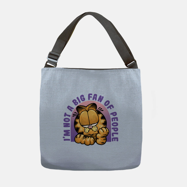 Not A Big Fan Of People-None-Adjustable Tote-Bag-glitchygorilla