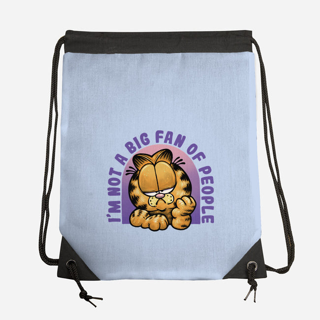 Not A Big Fan Of People-None-Drawstring-Bag-glitchygorilla