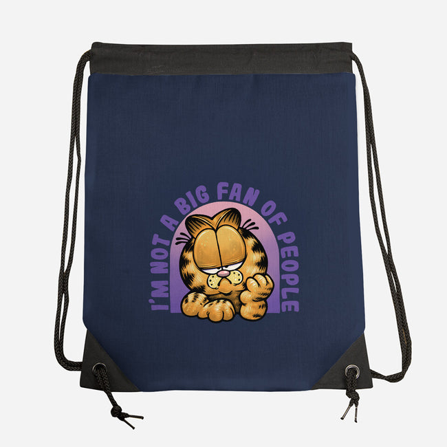 Not A Big Fan Of People-None-Drawstring-Bag-glitchygorilla