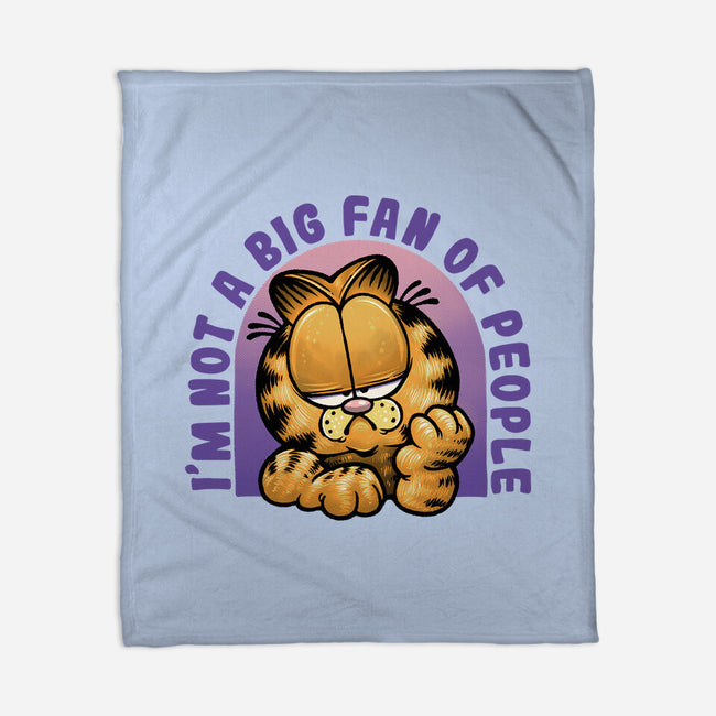 Not A Big Fan Of People-None-Fleece-Blanket-glitchygorilla