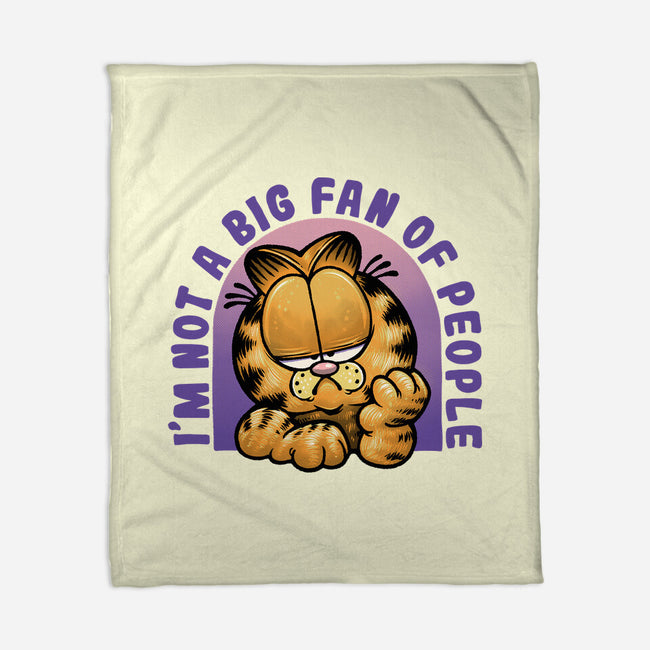 Not A Big Fan Of People-None-Fleece-Blanket-glitchygorilla