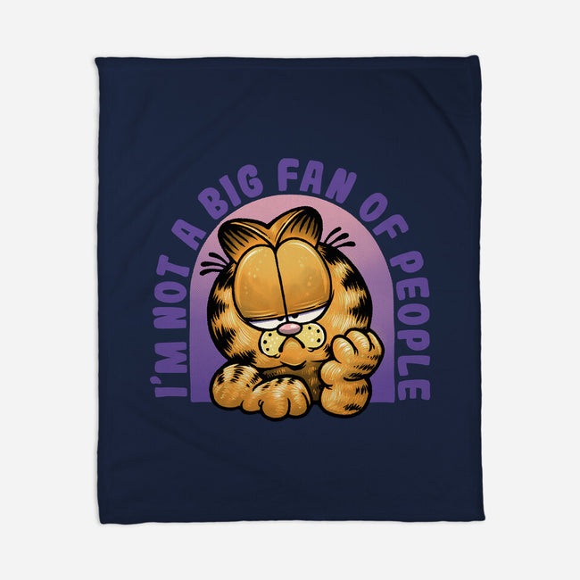 Not A Big Fan Of People-None-Fleece-Blanket-glitchygorilla
