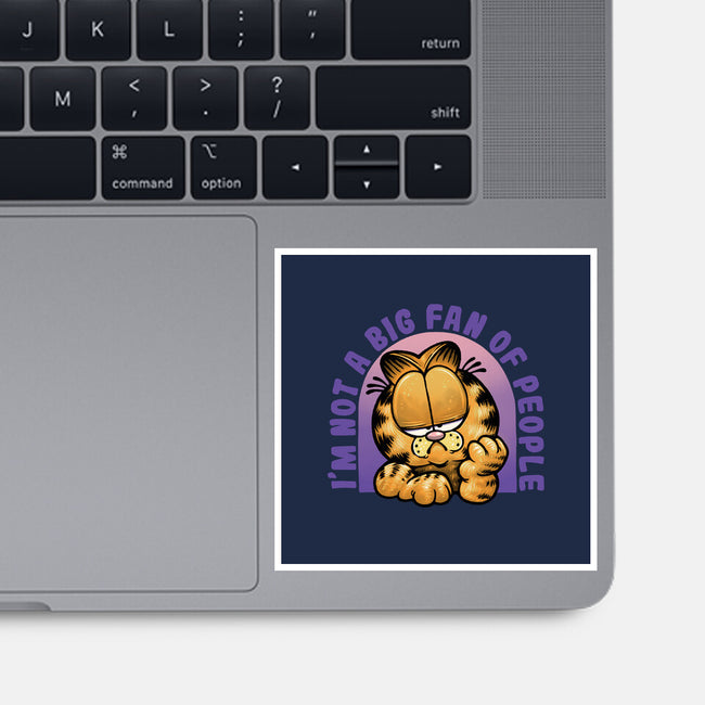 Not A Big Fan Of People-None-Glossy-Sticker-glitchygorilla
