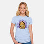 Not A Big Fan Of People-Womens-Fitted-Tee-glitchygorilla