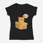 If You Need Me Don't-Womens-V-Neck-Tee-Tri haryadi