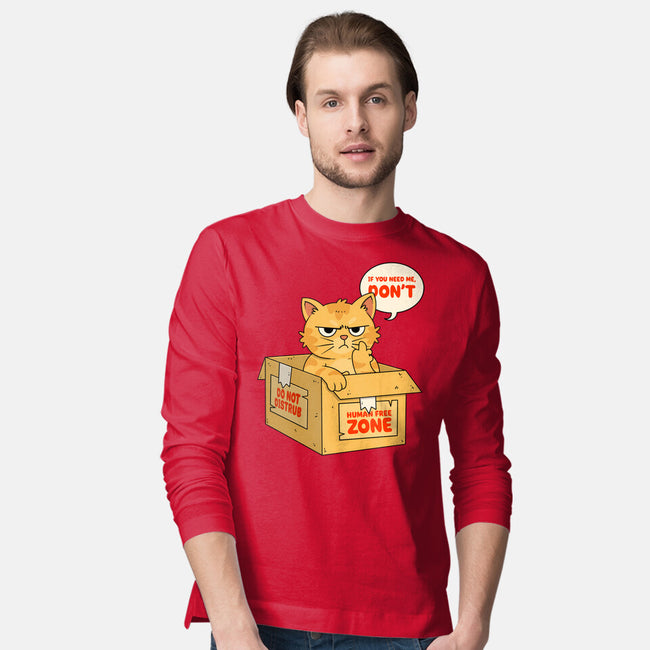 If You Need Me Don't-Mens-Long Sleeved-Tee-Tri haryadi