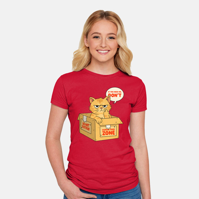 If You Need Me Don't-Womens-Fitted-Tee-Tri haryadi