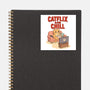 Catflix And Chill-None-Glossy-Sticker-Tri haryadi