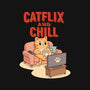 Catflix And Chill-Youth-Crew Neck-Sweatshirt-Tri haryadi