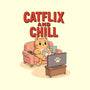 Catflix And Chill-None-Glossy-Sticker-Tri haryadi