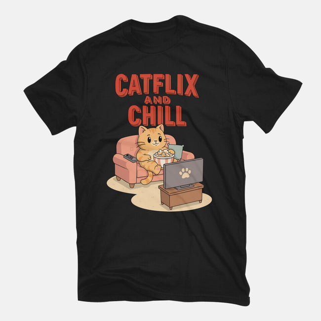 Catflix And Chill-Mens-Heavyweight-Tee-Tri haryadi