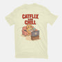 Catflix And Chill-Mens-Premium-Tee-Tri haryadi