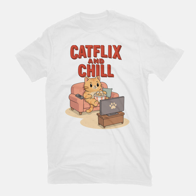 Catflix And Chill-Mens-Heavyweight-Tee-Tri haryadi