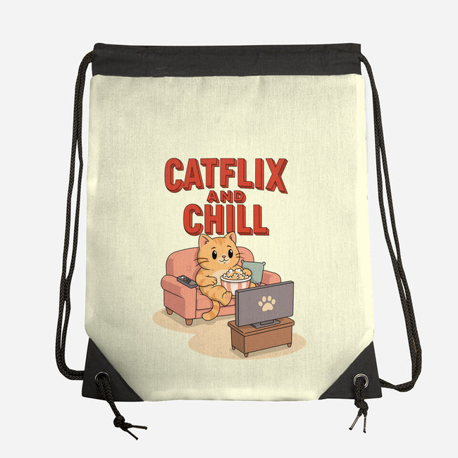 Catflix And Chill-None-Drawstring-Bag-Tri haryadi
