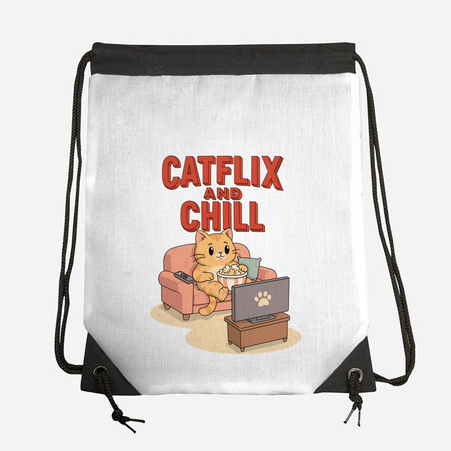 Catflix And Chill-None-Drawstring-Bag-Tri haryadi