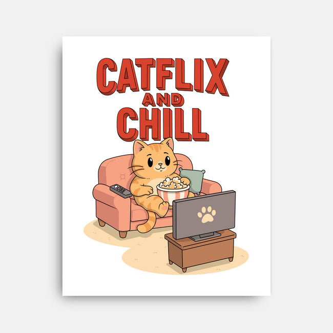 Catflix And Chill-None-Stretched-Canvas-Tri haryadi