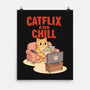Catflix And Chill-None-Matte-Poster-Tri haryadi