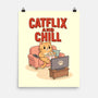 Catflix And Chill-None-Matte-Poster-Tri haryadi