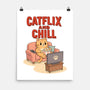 Catflix And Chill-None-Matte-Poster-Tri haryadi