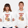 Catflix And Chill-Unisex-Pullover-Sweatshirt-Tri haryadi