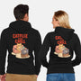 Catflix And Chill-Unisex-Zip-Up-Sweatshirt-Tri haryadi