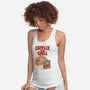 Catflix And Chill-Womens-Racerback-Tank-Tri haryadi